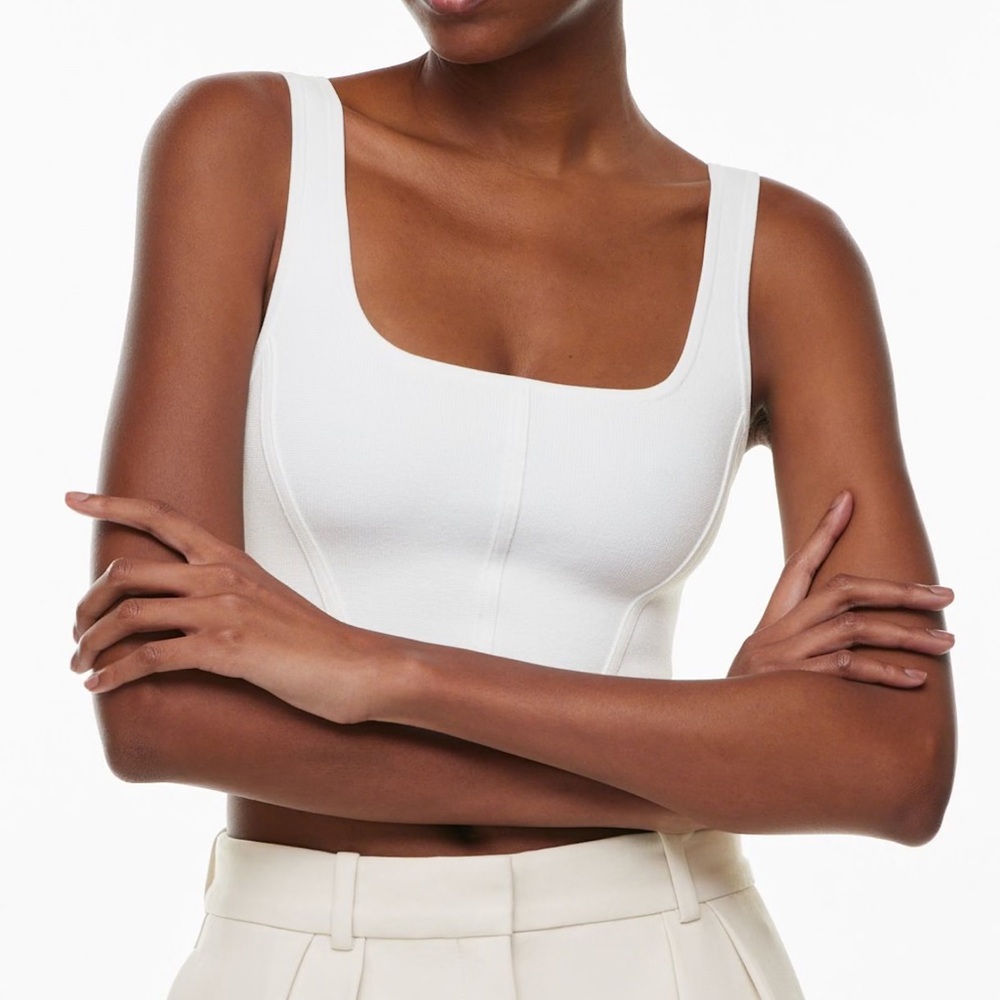 Sculpt Knit Bustier Tank